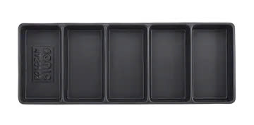 Empty tray, 5 compartments (145x370x48mm)