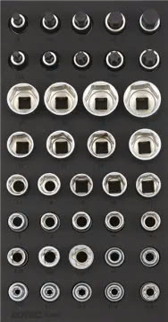 Bit socket set 1/2" SFS-S 38-pcs.