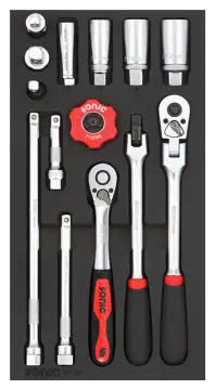Combination set 3/8" SFS-S 14-pcs.