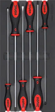 Long screwdriver set SFS-S 6-pcs.