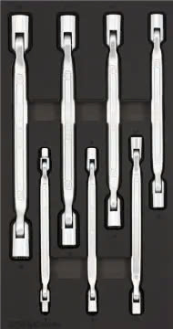 Hinged socket wrench set SFS-S 7-pcs.
