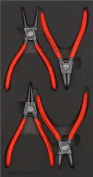 Snap ring pliers set SFS-S 4-pcs.