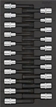 Bit socket set 1/2" SFS-S 21-pcs.