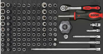 Bit socket set 1/4" SFS-S 102-pcs.