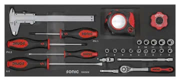 Combination set 1/4" SFS-XS 25-pcs.