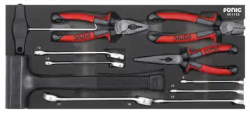 Pliers and hammer set SFS-XS 11-pcs.