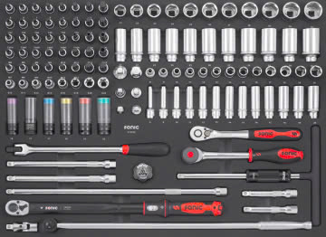 Combination Set 1/2" SFS-XL 121 pcs